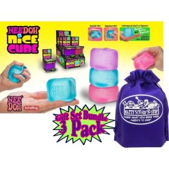 Alternative view of Nice Cube Translucent NeeDoh ?C 3 Pack (Purple/Pink/Blue)